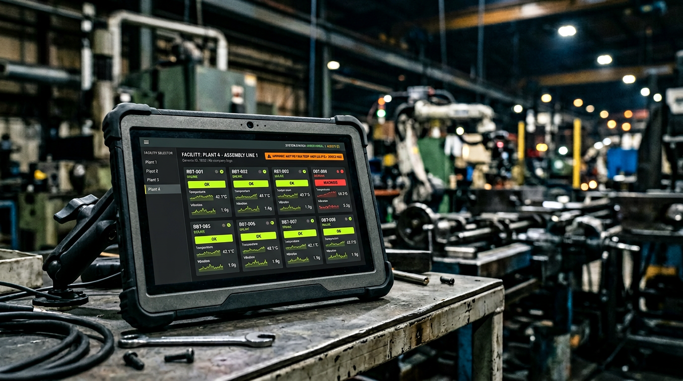 NexGen Robotics — product interface on device