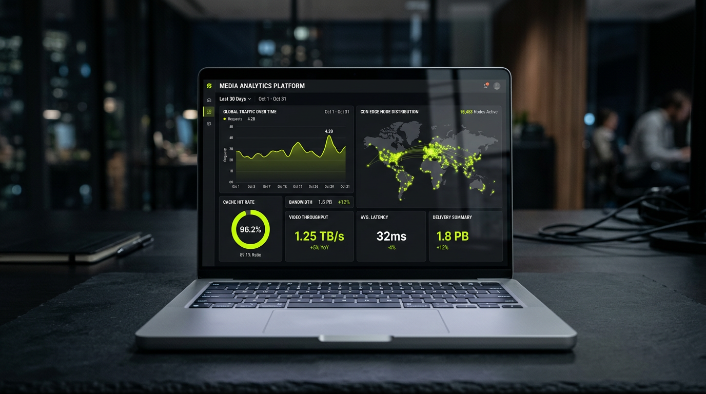 Orbital Media — product interface on device