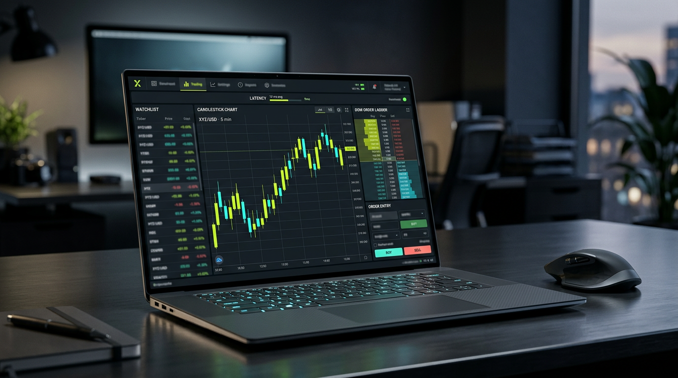 Volt Exchange — product interface on device